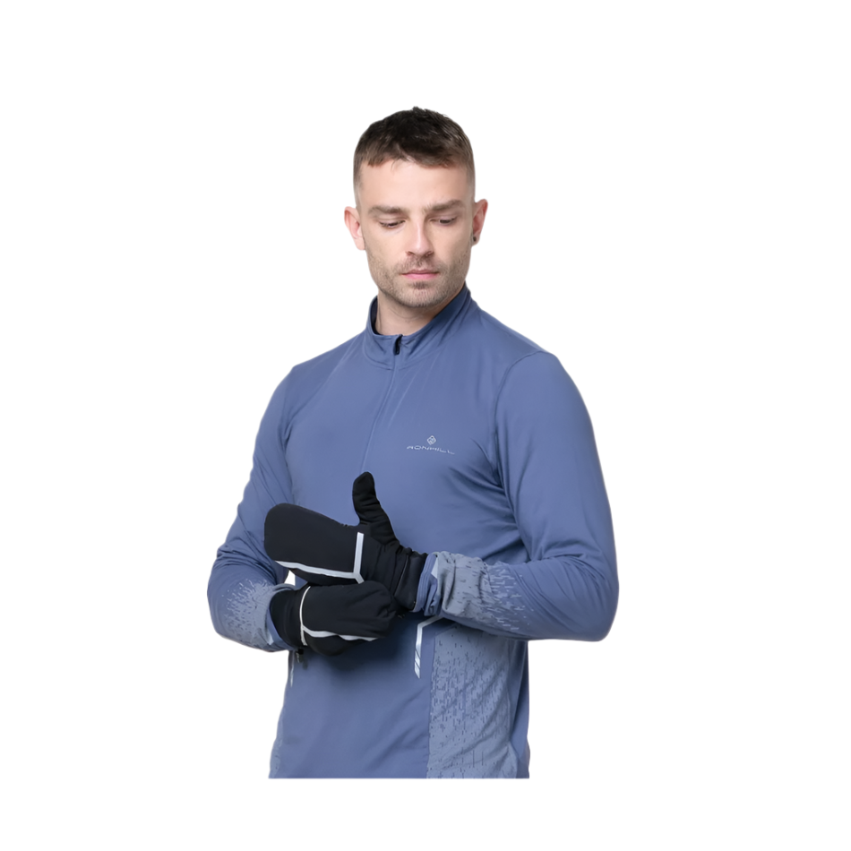 Ronhill Unisex Winter Mitt in All Black AW25