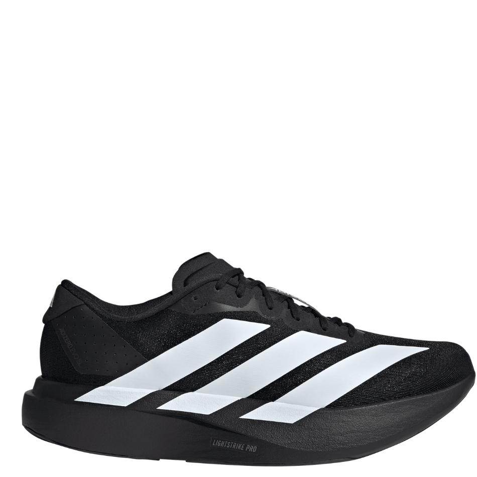 adidas Men's Adizero Evo SL Running Shoes in Core Black/Cloud White/Co Up & Running adidas Men's Adizero Evo SL Running Shoes in Core Black/Cloud White/Co Up & Running