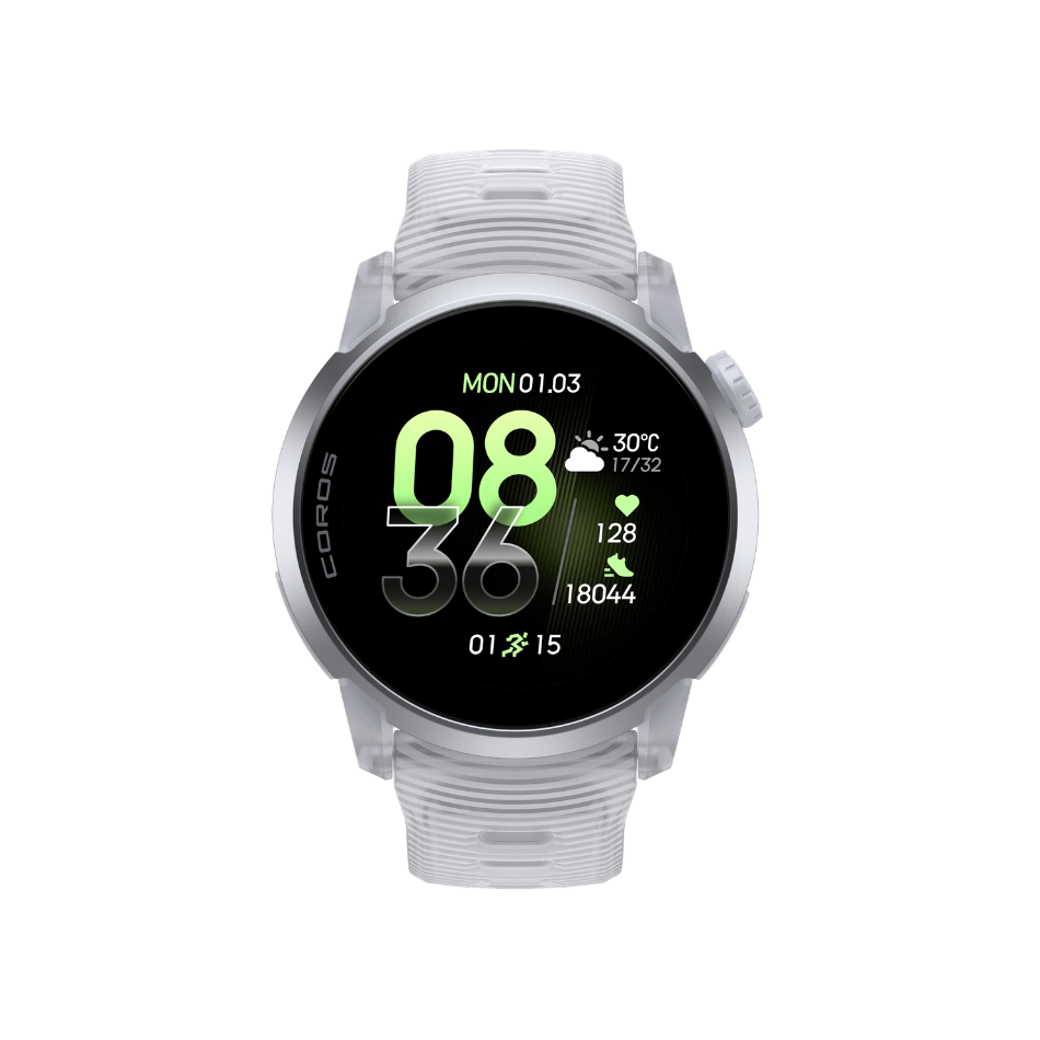 Coros Pace 4 GPS Sport Watch in White Cloud – Up & Running