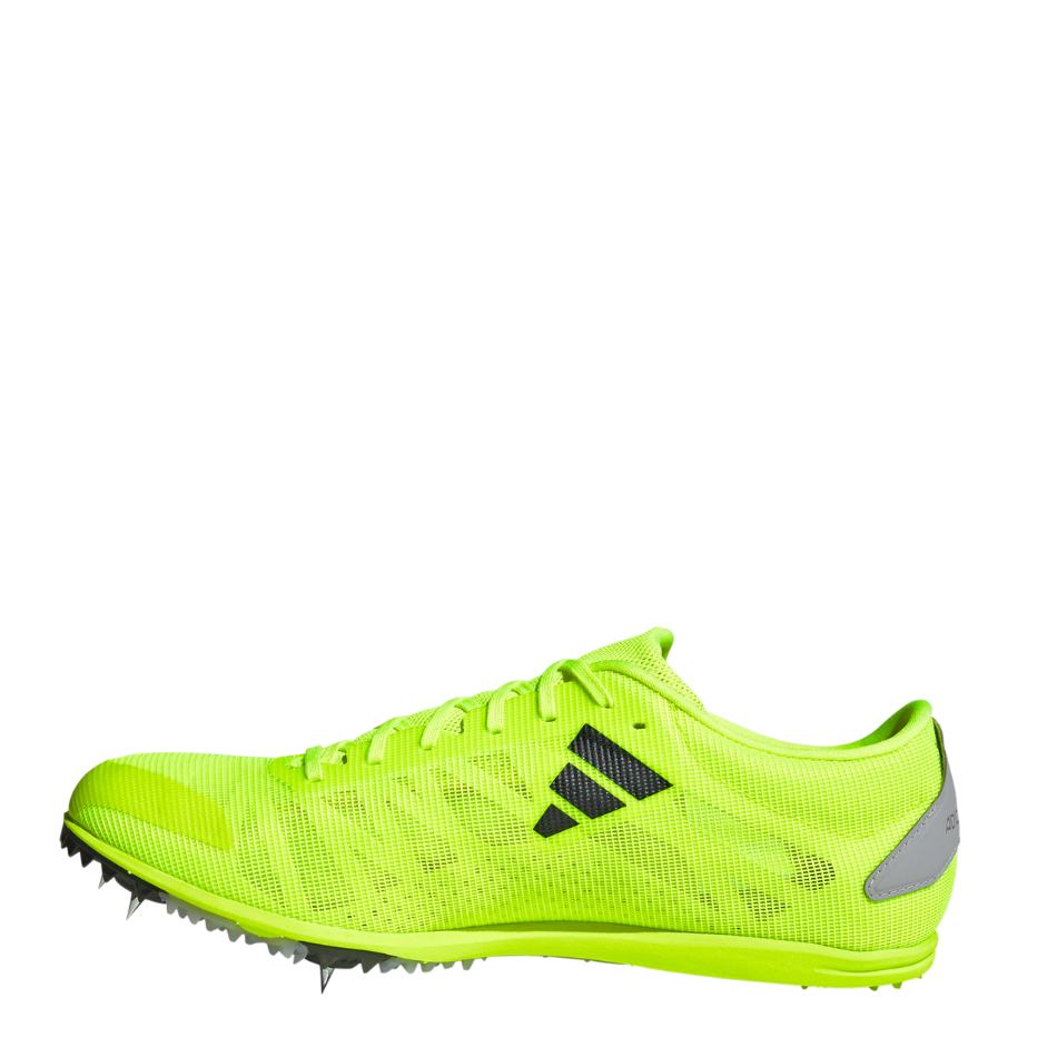 adidas Unisex Adizero XCS Cross Country Spikes in Lucid Lemon/Core Black/Halo Silver AW25