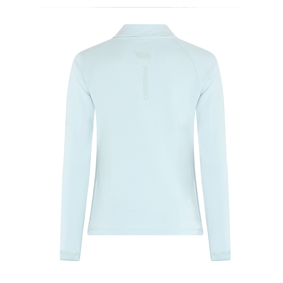 Pressio Women's Perform Thermal 1/4 Zip Top in Cloud Blue AW25