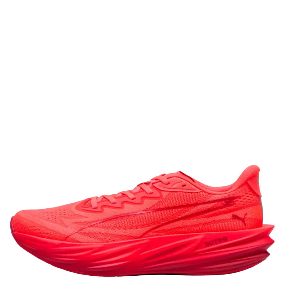 Puma Men's Deviate Pure Nitro Running Shoes in Ultra Red/Red Rhythm AW26