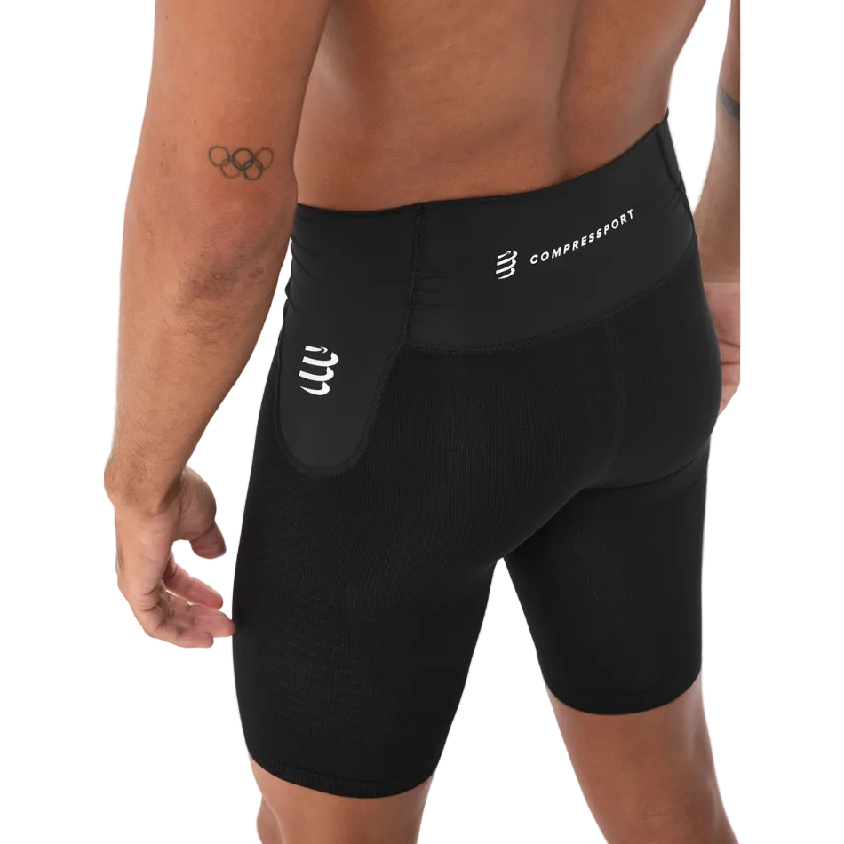 Compressport Men's Run Under Control Shorts in Black SS26