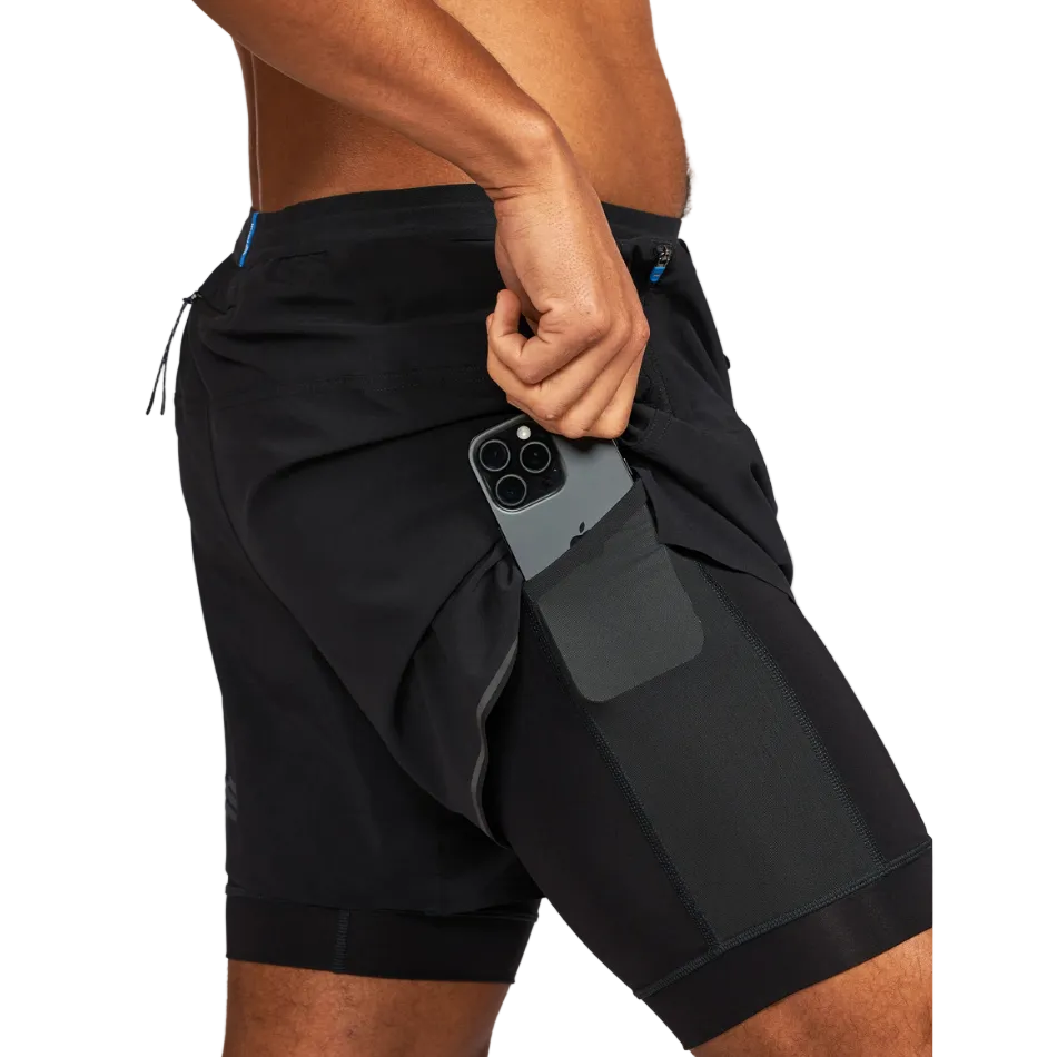 Janji Men's 5" AFO Middle Short Ultra 2-in-1 in Midnight SS26