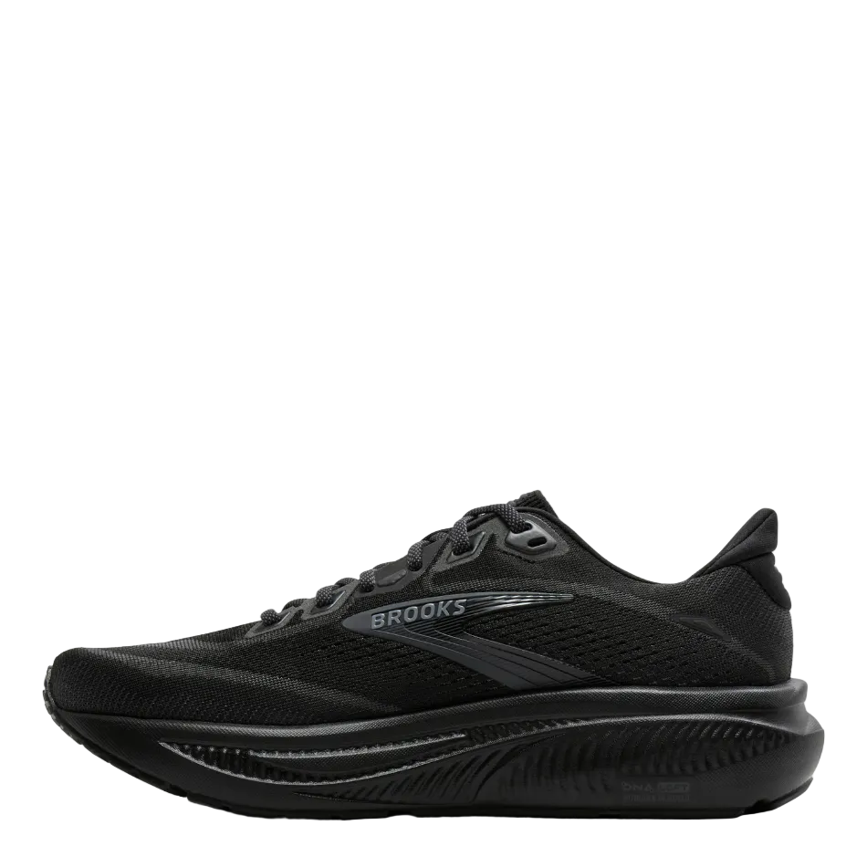 Brooks Men's Ghost 18 Running Shoes in Black/Black/Ebony AW26