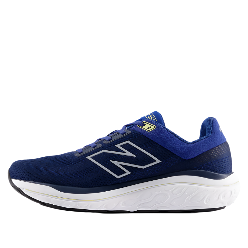 New Balance Men's 860 V14 2E Wide Fitting Running Shoes in Galaxy Blue/NB Navy/Winter Grass