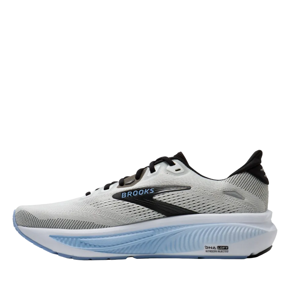 Brooks Men's Ghost 18 Running Shoes in White/Black/Open Air AW26