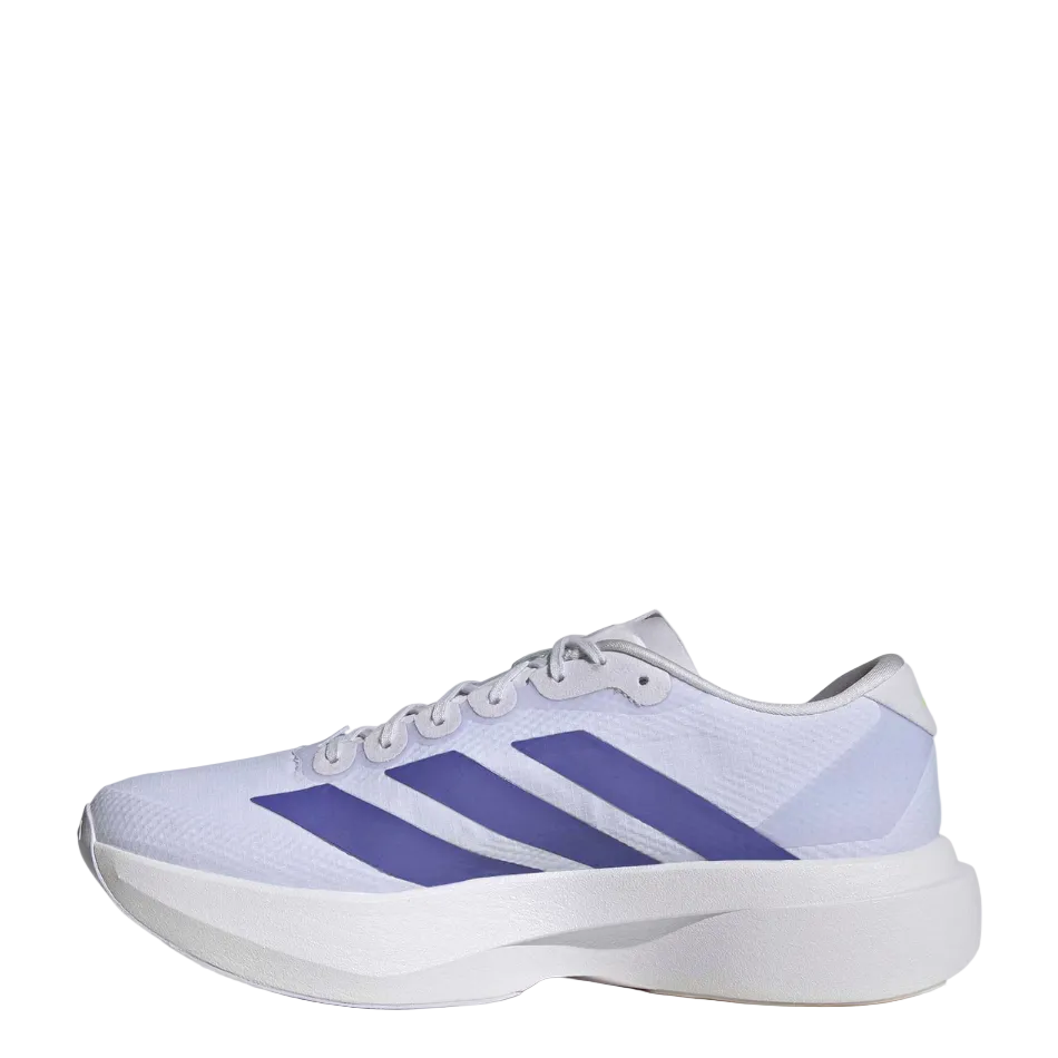 adidas Men's adizero Evo SL Woven Running Shoes in Frozen Purple/Solar Purple/Equipment Green AW26