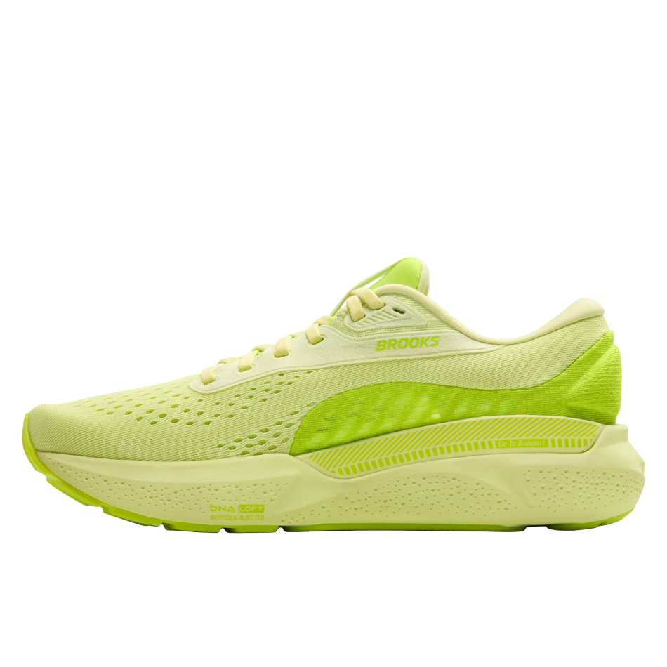 Brooks Men's Adrenaline GTS 24 Running Shoes in Lime Green/Nightlife SS25