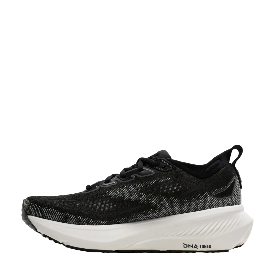 Brooks Men's Glycerin 23 Wide Fitting 2E Running Shoes in Black/Grey/White AW26