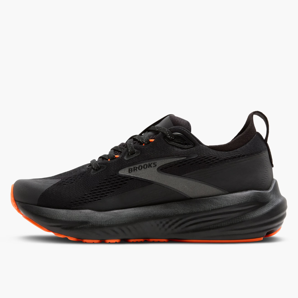 Brooks Women's Glycerin 22 Running Shoes in Black/Orange AW25