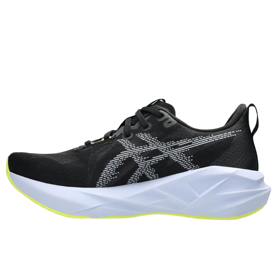 ASICS Men's NOVABLAST 5 Running Shoes in Black/Blue Fade AW25