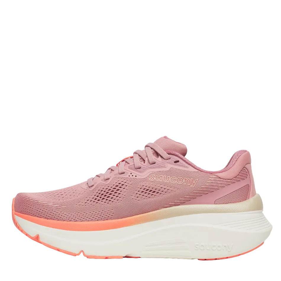 Saucony Women's Guide 19 Running Shoes in Mauve/Salmon SS26