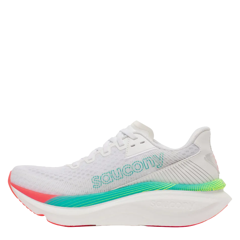 Saucony Women's Endorphin Azura Running Shoes in White/Multi AW26