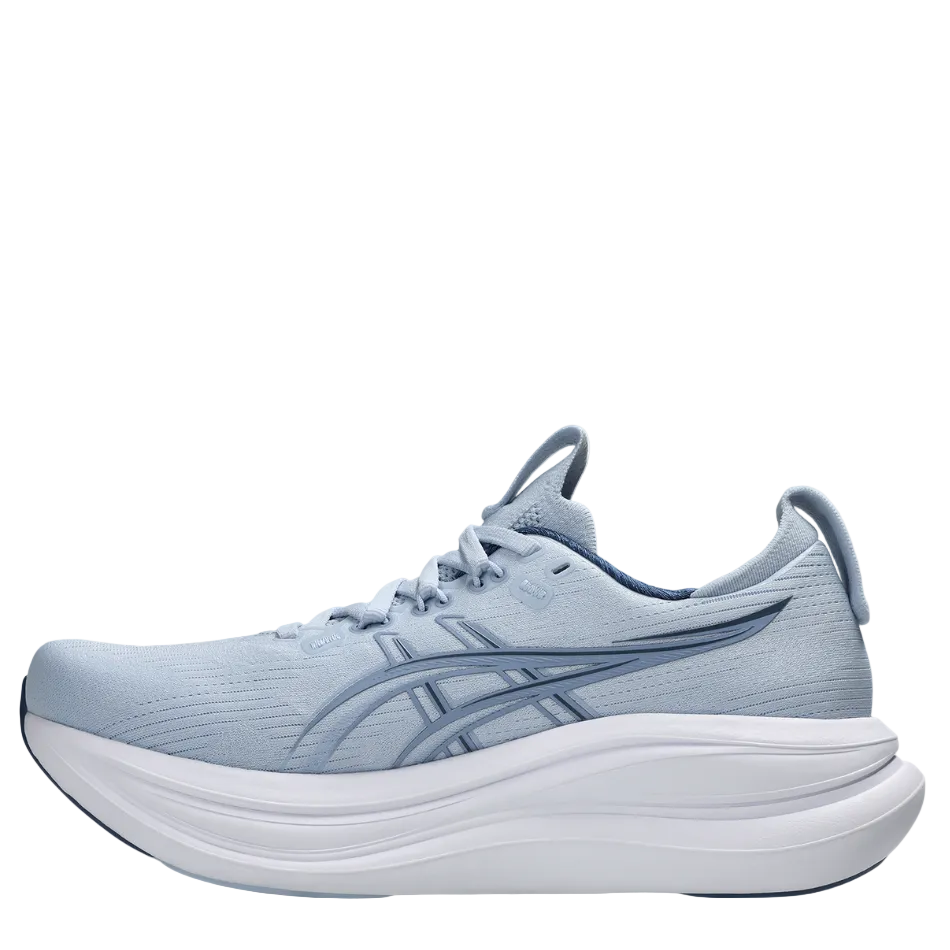 ASICS Women's GEL-NIMBUS 28 Running Shoes in Solid Air/Calm Indigo AW26