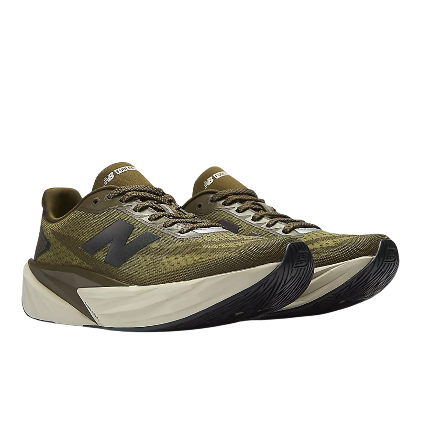 New Balance Women's Fuelcell Rebel v5 High Viz Running Shoes in Woodland/Shipyard/Silver Metallic AW25