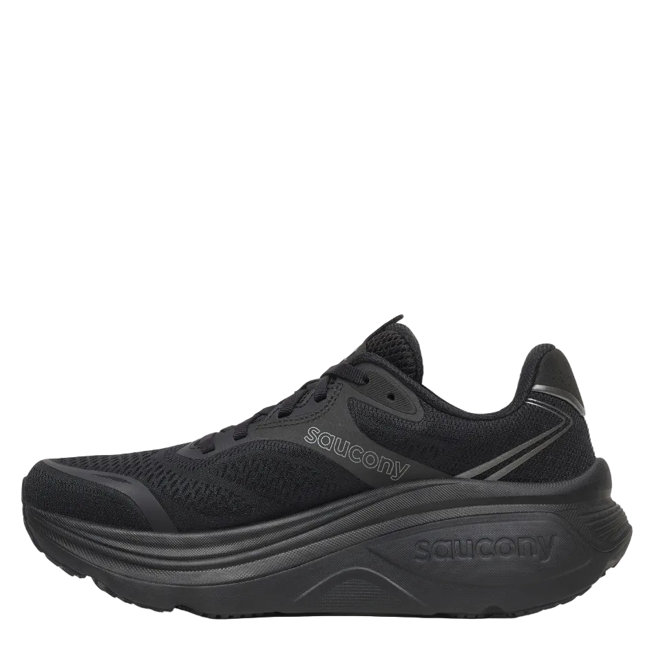 Saucony Women's Hurricane 26 Running Shoes in Triple Black AW26