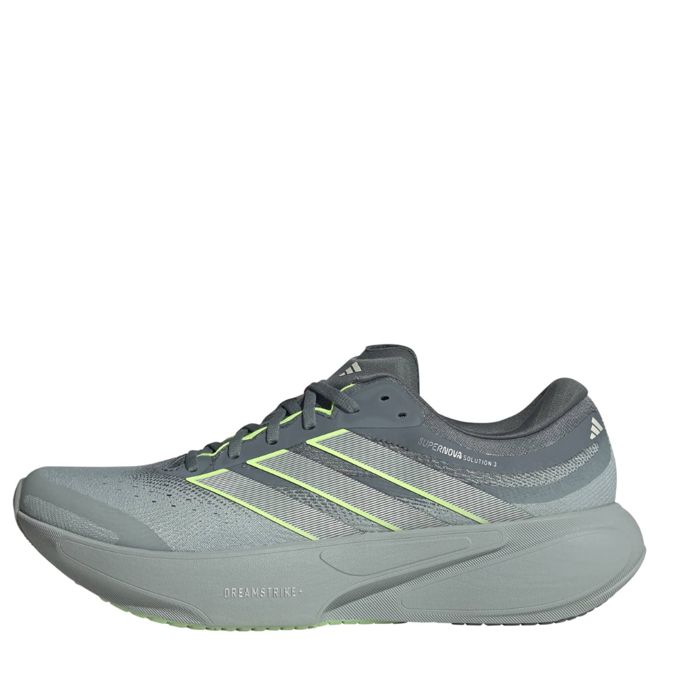 adidas Men's Supernova Solution 3 Running Shoes in Blue Oxide/Linen Green/Wonder Sage AW26