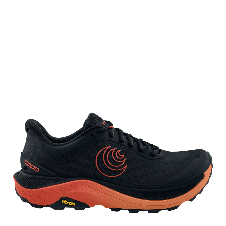 Topo Men's Ultraventure 4 Trail Running Shoes in Black/Red SS26