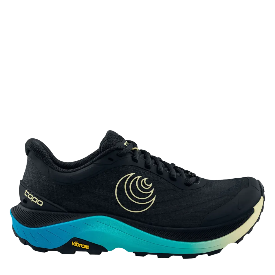 Topo Women's Ultraventure 4 Trail Running Shoes in Black/Lime SS26