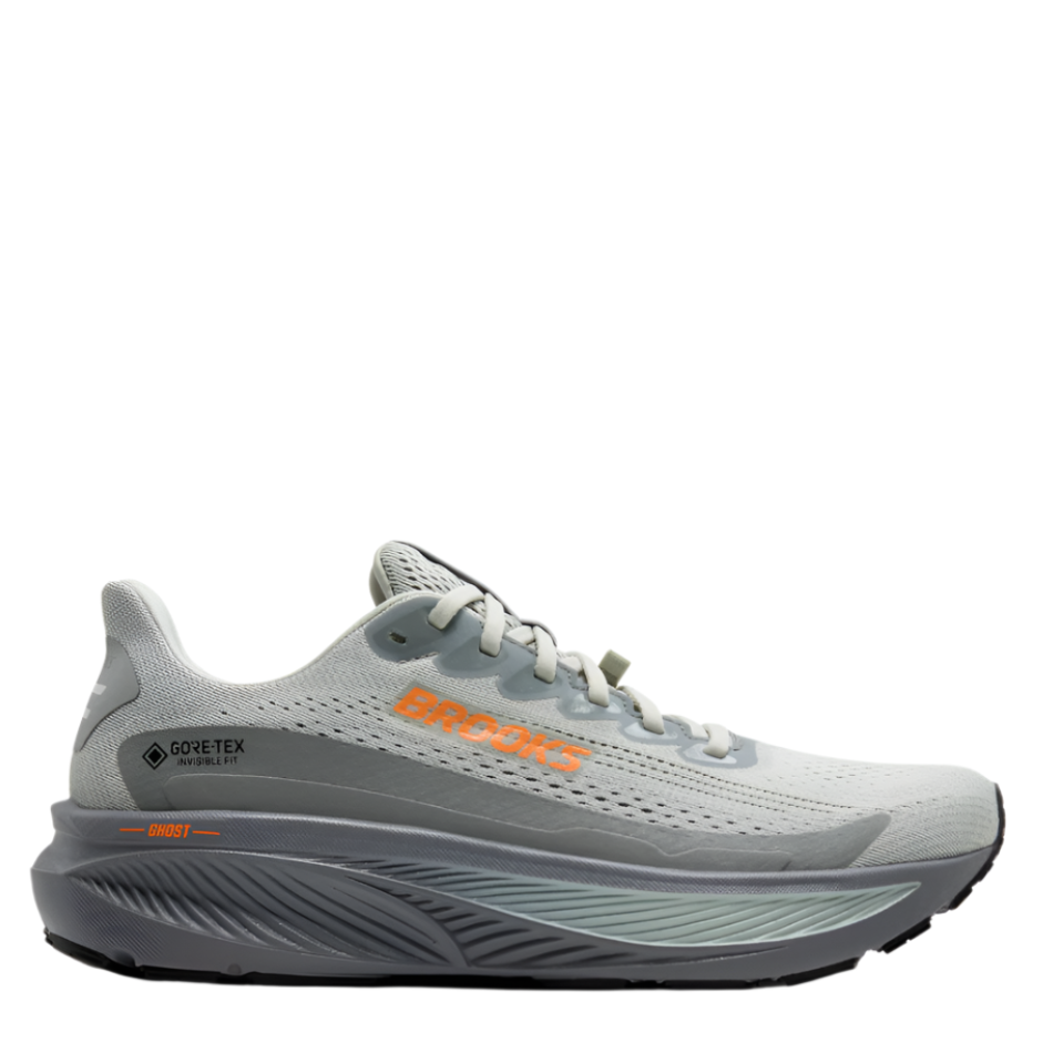 Brooks Men's Ghost 17 GTX Running Shoes in Smoke/Primer Grey