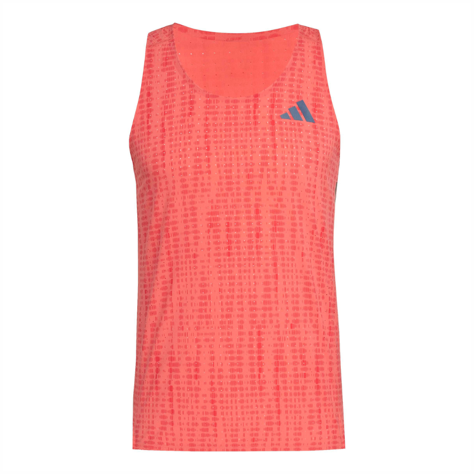 adidas Men's Adizero Singlet in Semi Turbo AW26