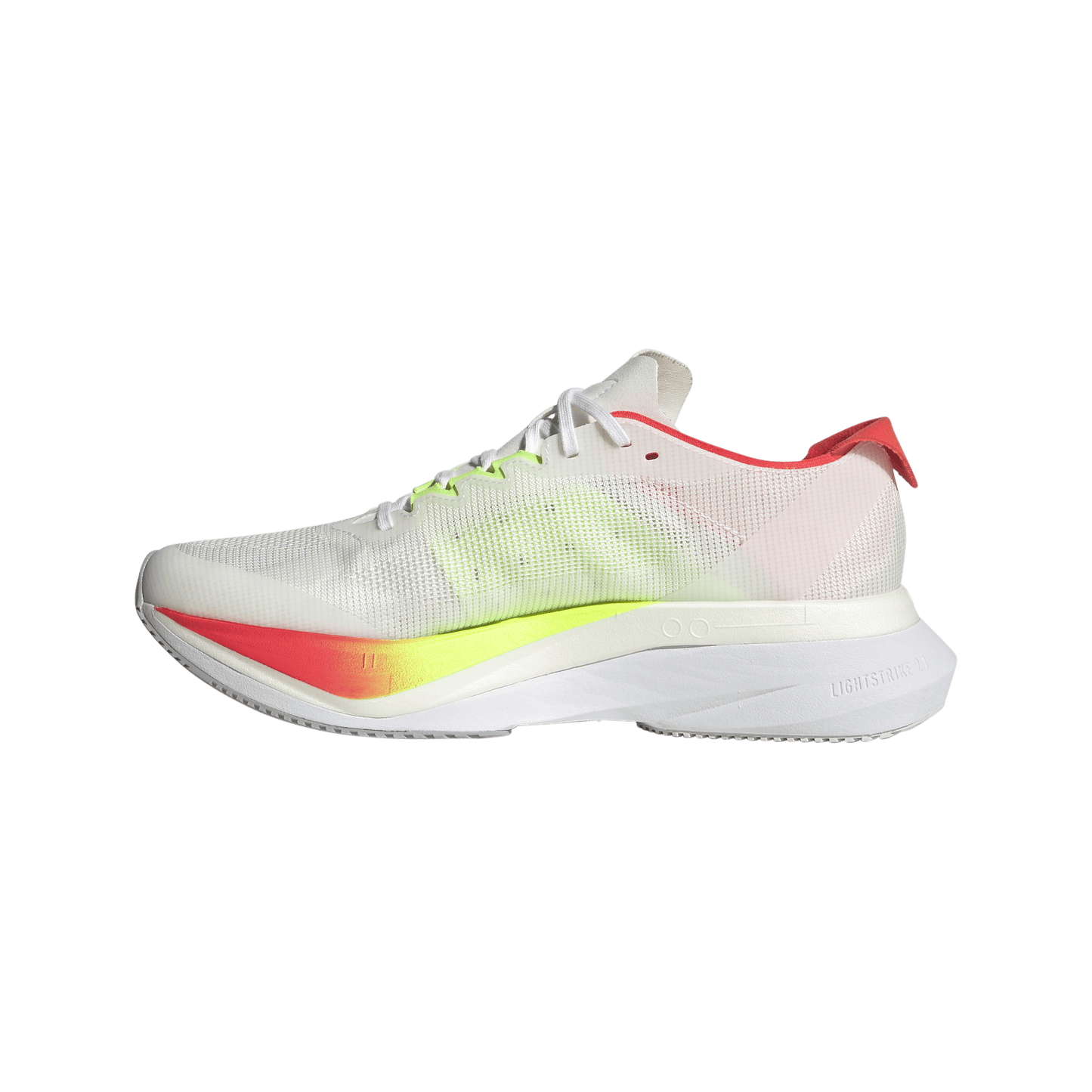 Adidas Shoes Adidas Women's Boston 12 Running Shoes in FTWR White/Core Black/Lucid Red SS25 - Up and Running