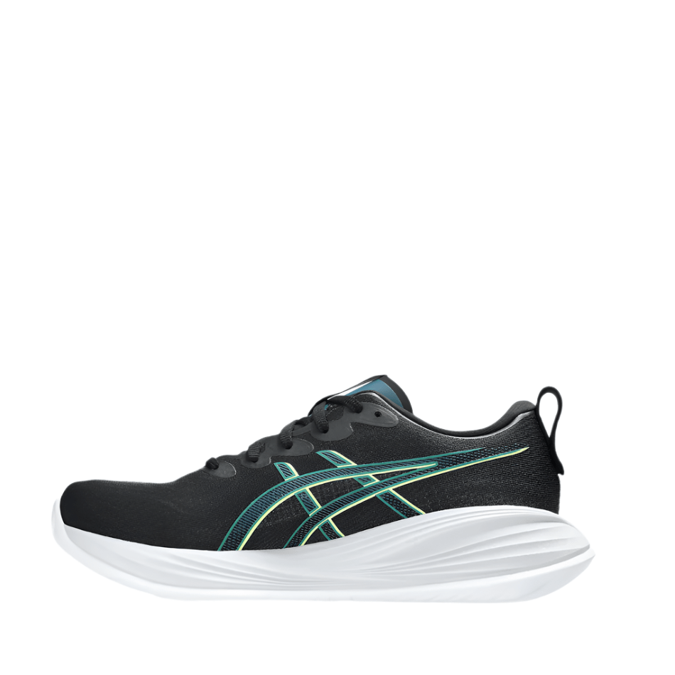 ASICS Shoes ASICS Men's GEL-CUMULUS 27 Running Shoes in Black/Green AW25 - Up and Running