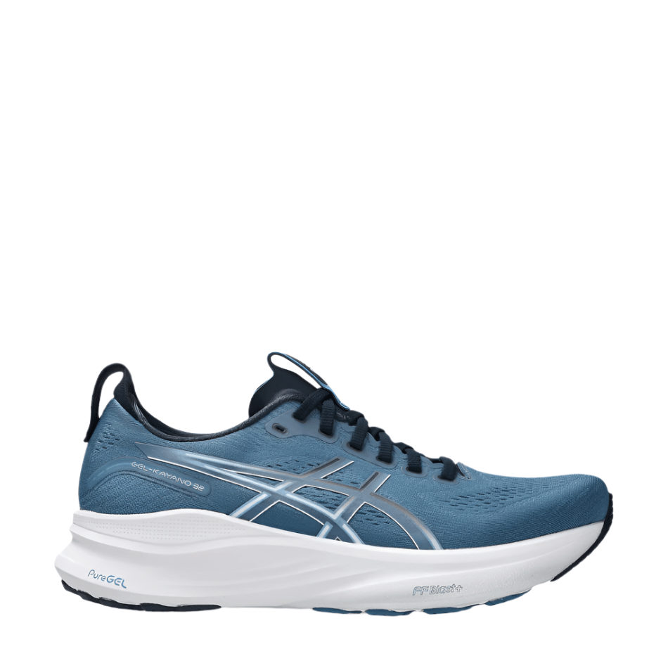 Running Shoes Asics Mens Blue ASICS Men Blue Solid Gel-CourtMOV