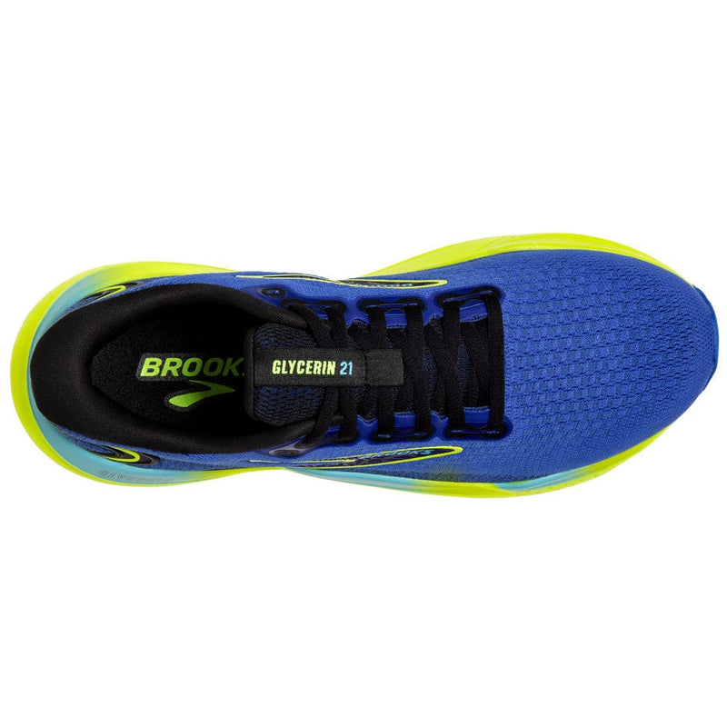 Brooks Footwear Brooks Glycerin 21 Men's Running Shoes SS24 Blue/Nightlife/Black - Up and Running