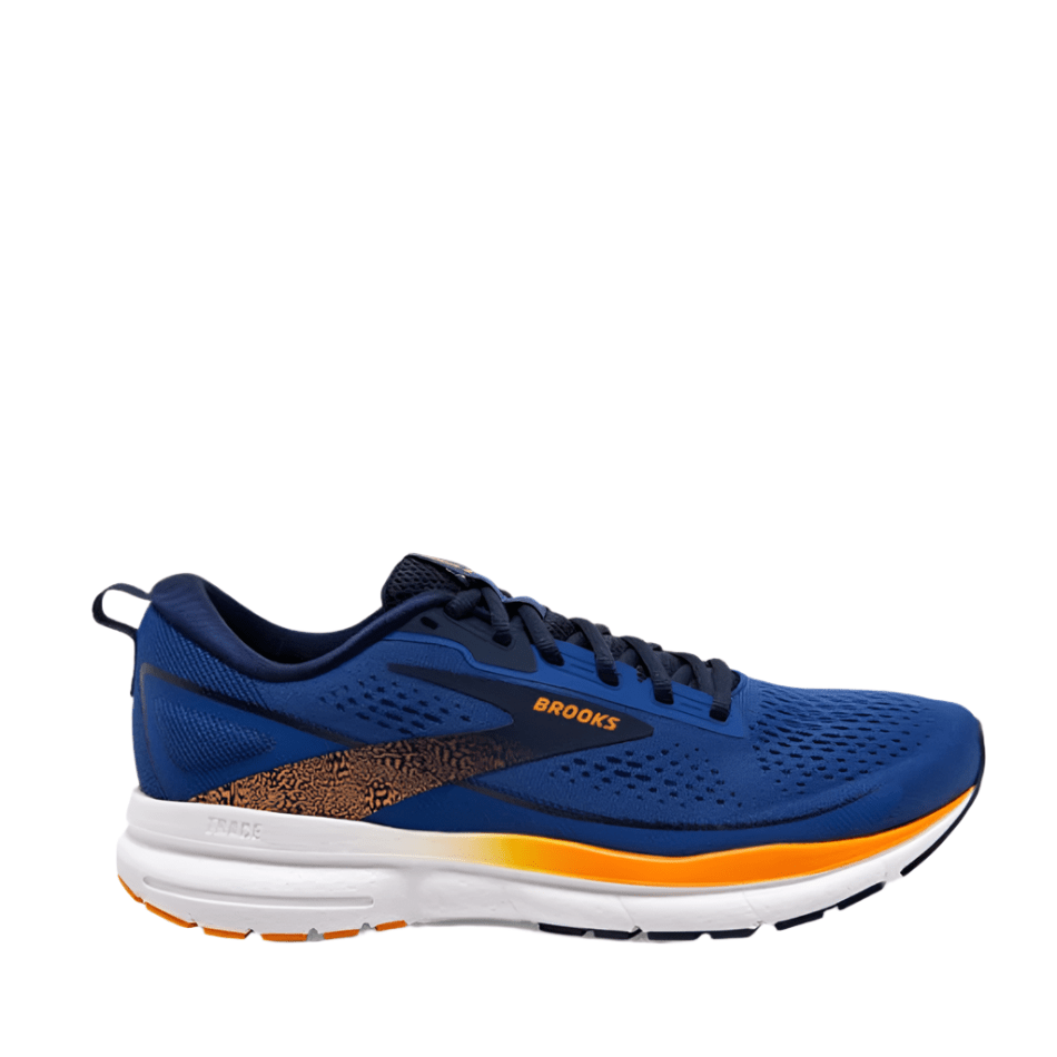 Brooks Trace Men's Running Shoes SS24 Blue/Peacoat/Orange – Up