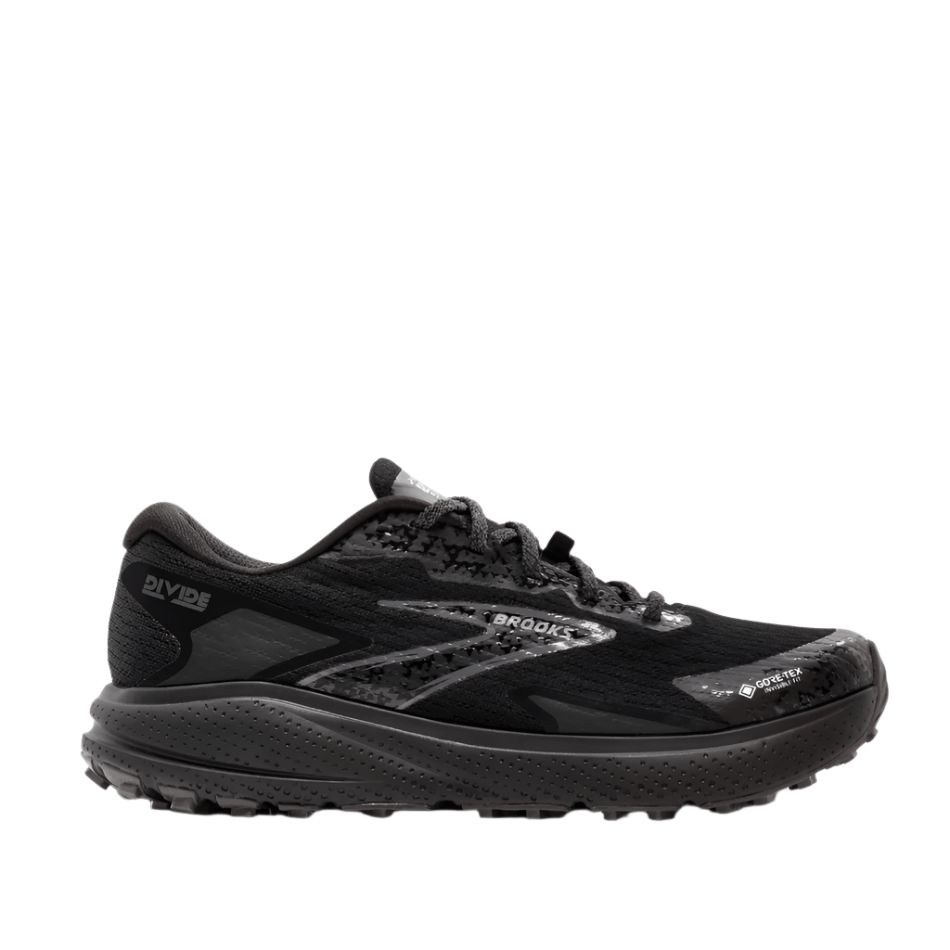 Brooks Women's Divide GTX Trail Running Shoes in Black/Alloy