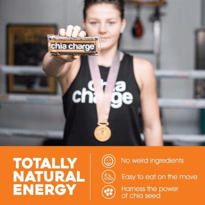 Up & Running Nutrition Chia Charge Bar - Sea Salt Flakes Chia Seed Flapjack - Up and Running