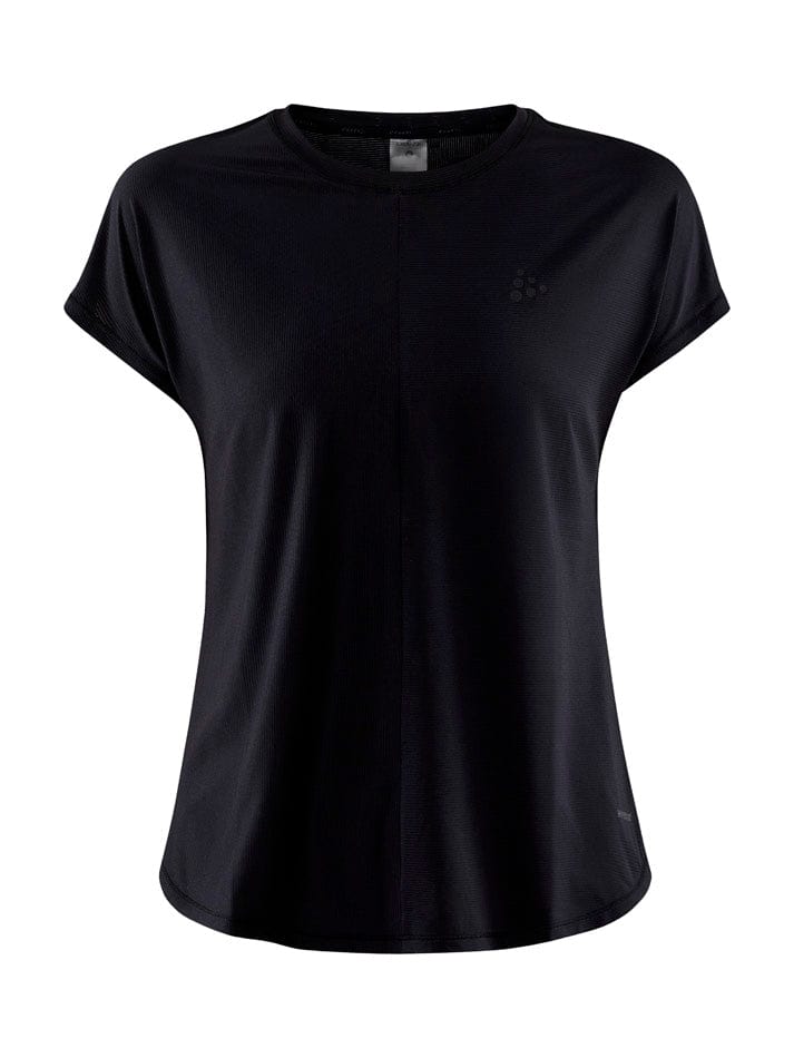 Craft Clothing Craft Women's Core Essence SS Tee Black SS24 - Up and Running