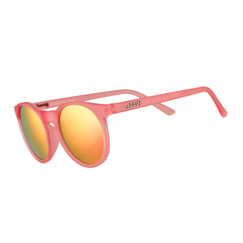 Goodr Accessories Goodr Round Pink Sunglasses - Influencers Pay Double - Up and Running