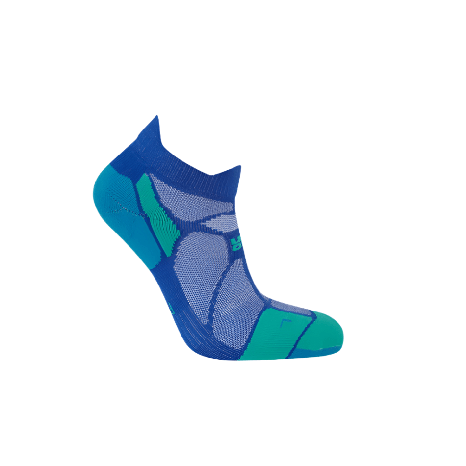 Hilly Marathon Fresh Socklet Min Running Socks in Sapphire/Teal