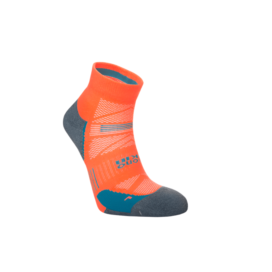 Hilly Accessories Hilly Supreme Anklet Med Running Socks in Neon Candy/Grey Marl SS25 - Up and Running