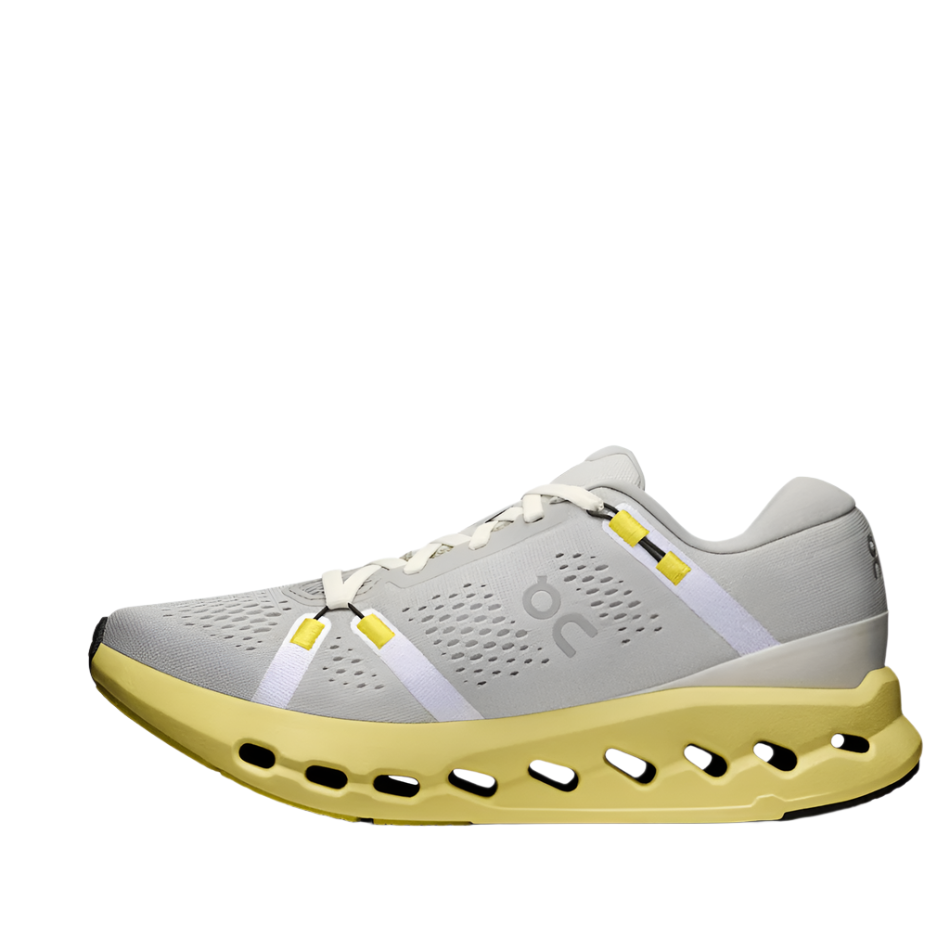 On Shoes On Women's Cloudsurfer 2 Running Shoes in Glacier/Limelight SS25 - Up and Running
