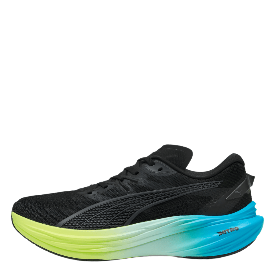 PUMA Shoes Puma Men's Deviate NITRO 3 Running Shoes in Puma Black/Speed Blue AW25 - Up and Running