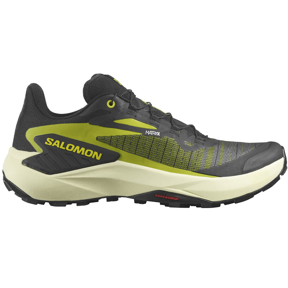 Salomon Shoes Salomon Genesis Men's Running Shoes SS24 Black/Sulphur Spring/Transparent Yellow - Up and Running