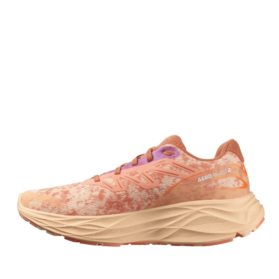 Salomon Shoes Salomon Women's Aero Glide 2 Running Shoes in Spice Route/Peach Quartz/Fresh Salmon - Up and Running