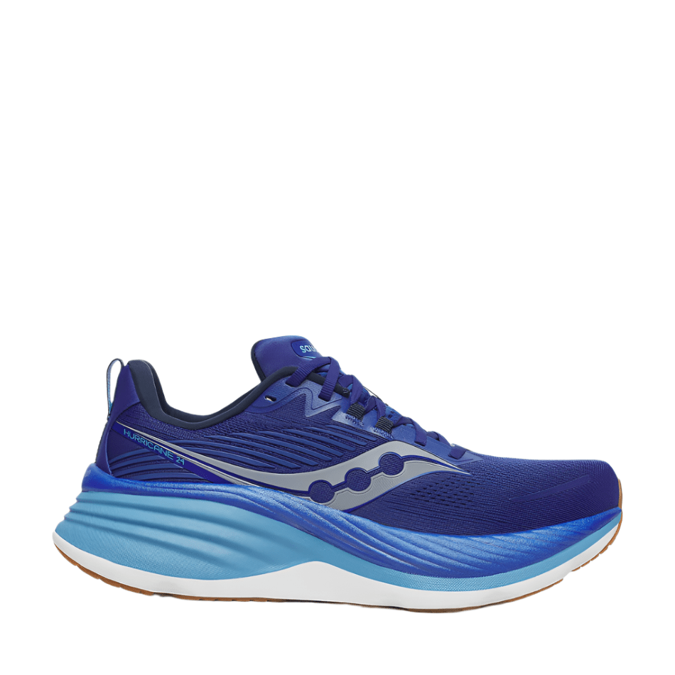 Saucony Men's Hurricane 24 Running Shoes in Azurite SS25 – Up