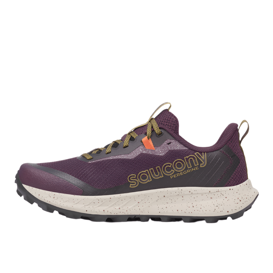 Saucony Shoes Saucony Men's Peregrine 15 Trail Running Shoes in Wine/Kodiak AW25 - Up and Running