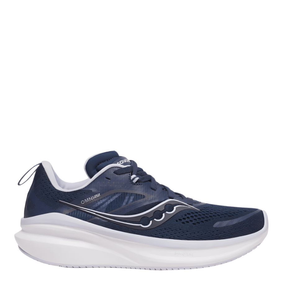 Saucony Women's Omni 22 Running Shoes in Navy/Aster AW25 – Up