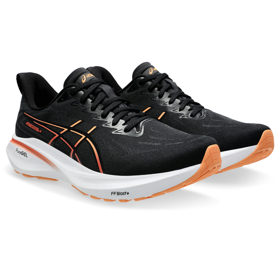 Asics GT 2000 13 Men's Running Shoes Black/Faded Orange AW24