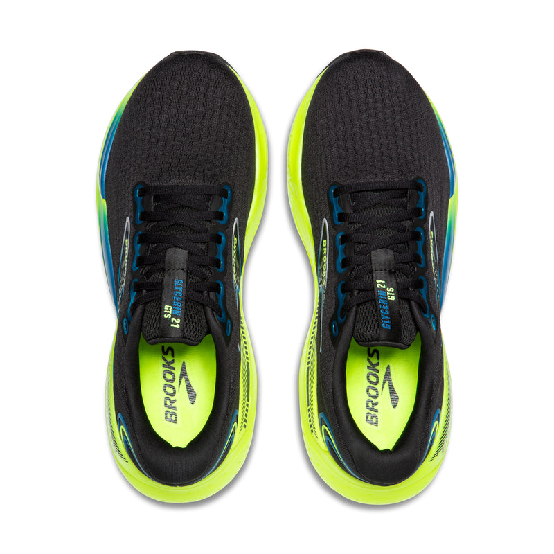 Brooks Glycerin GTS 21 Men's Running Shoes AW24 Black/Blue/Nightlife
