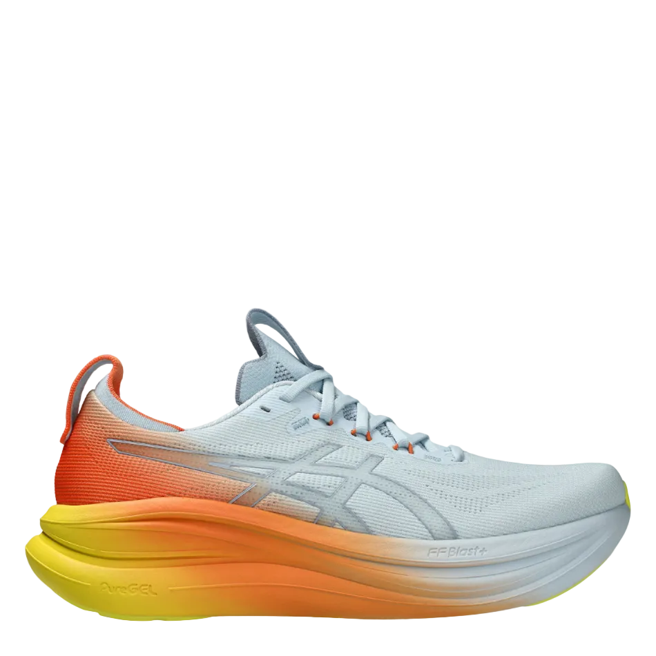ASICS Men's GEL-NIMBUS 28 Sunny Sizzle Running Shoes in Sky/Sun