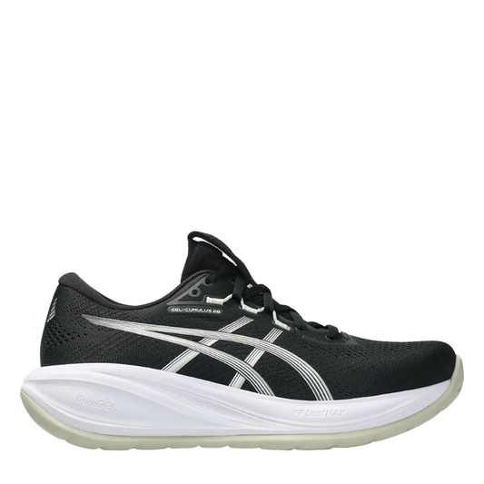 ASICS Women's GEL-CUMULUS 28 Running Shoes in Black/White SS26