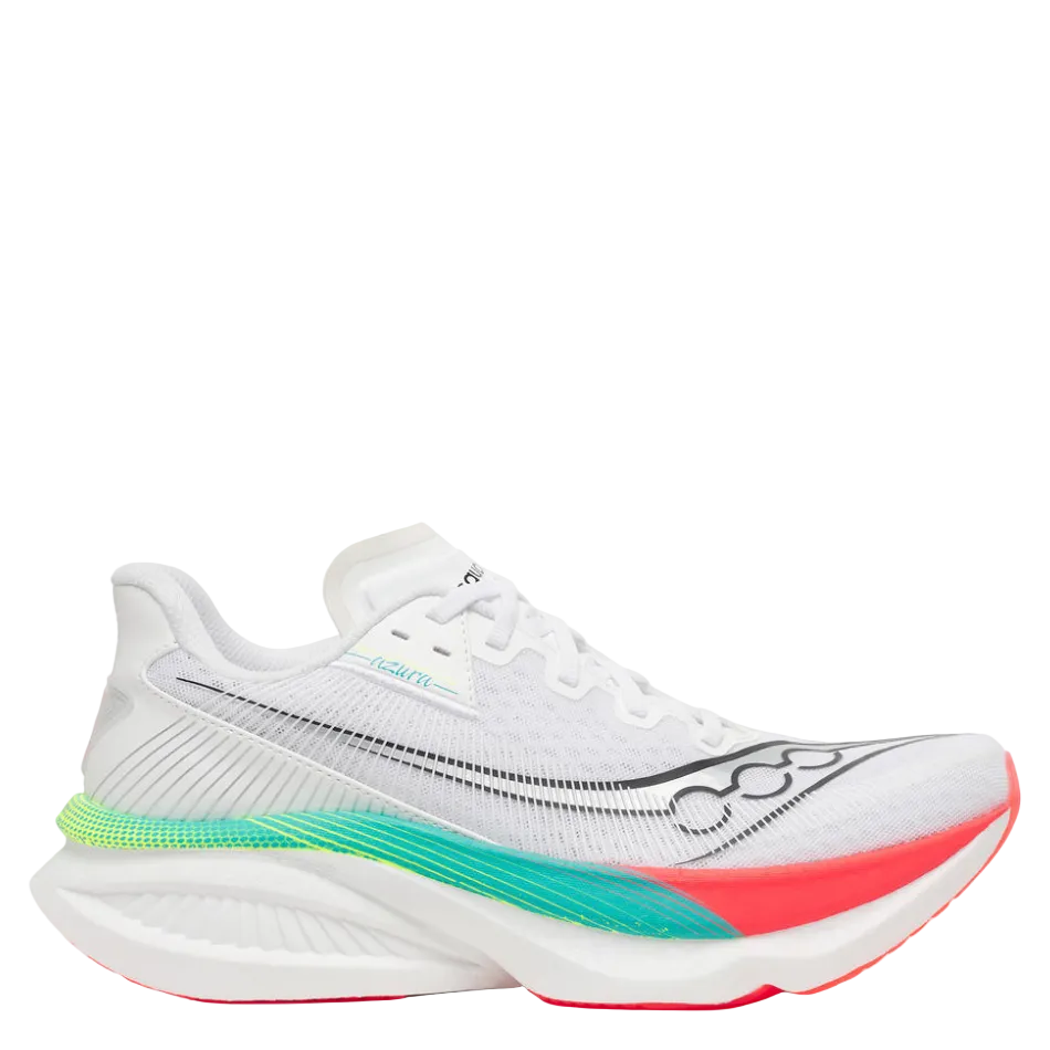 Saucony Men's Endorphin Azura Running Shoes in White/Multi AW26