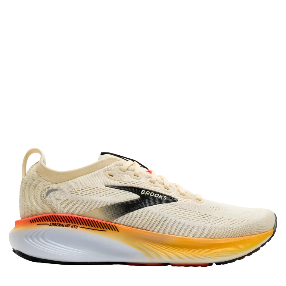 Brooks Men's Adrenaline GTS 25 Running Shoes in Rutabaga/Tigerlily/Orange AW26